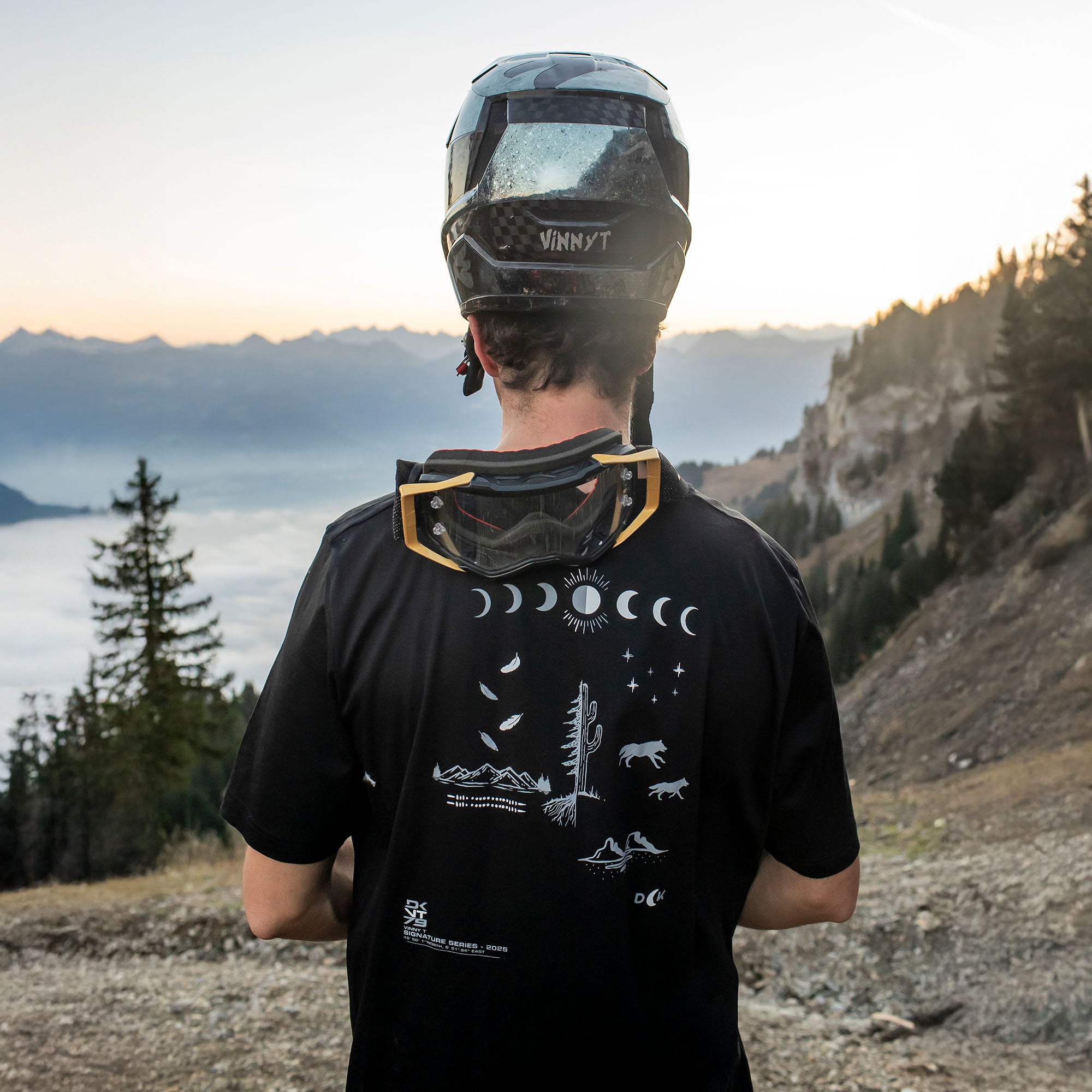 Vinny T Short Sleeve Bike Jersey - Black