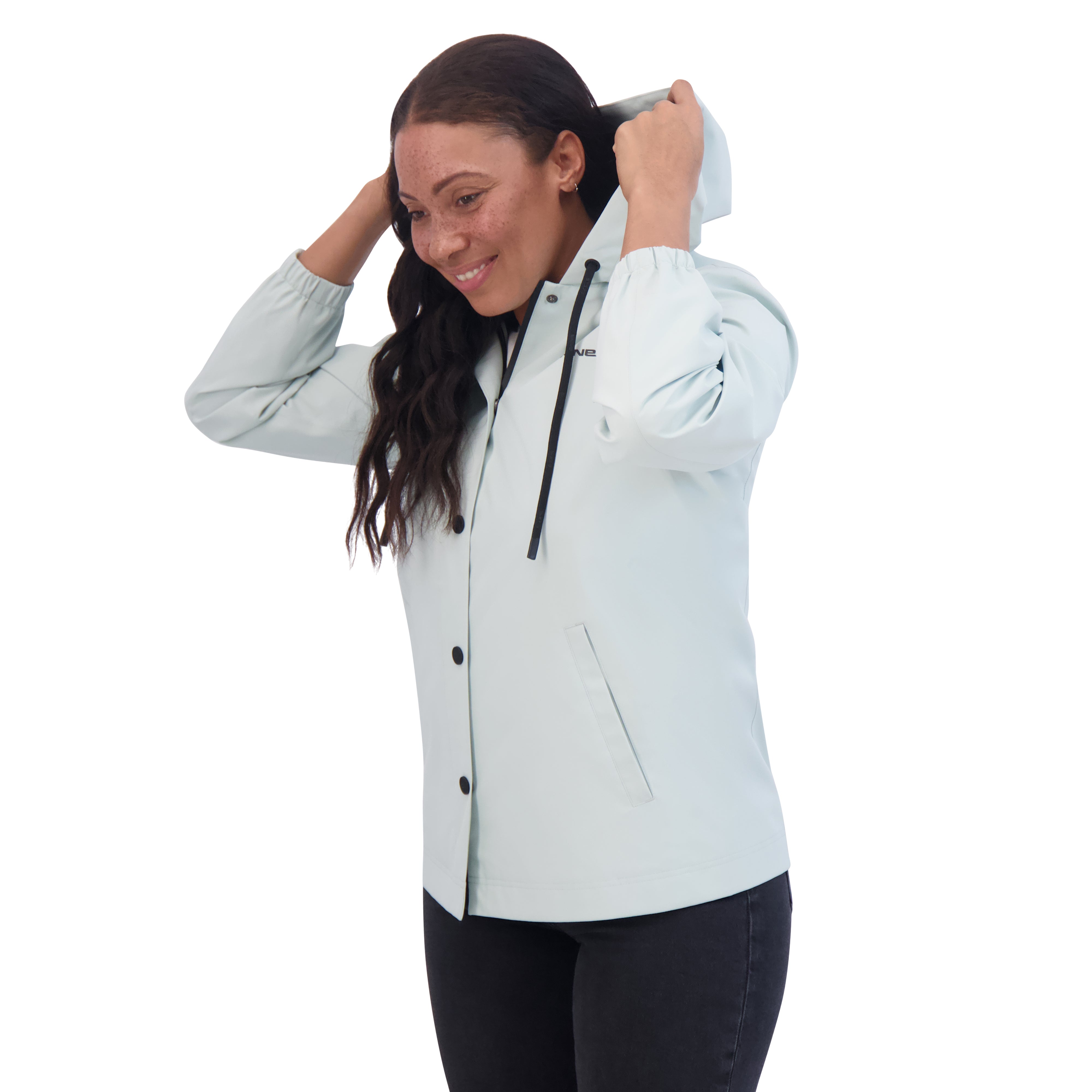 Rain Protection Light Jacket Women's - Misty Blue