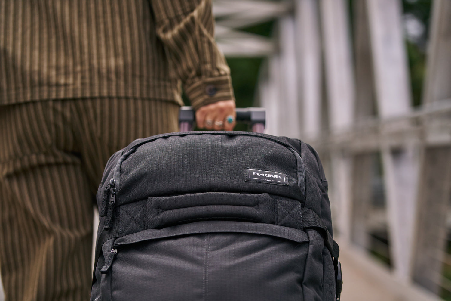 Split Roller Bag 110L - Midnight Blooms