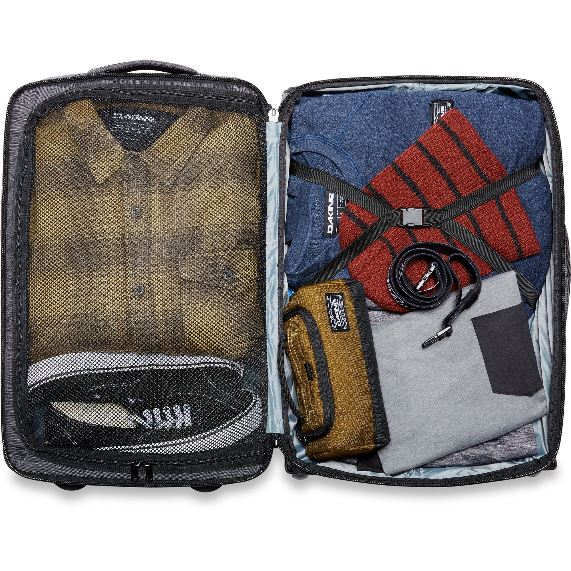 Carry On Roller Bag 42L - Midnight Blooms