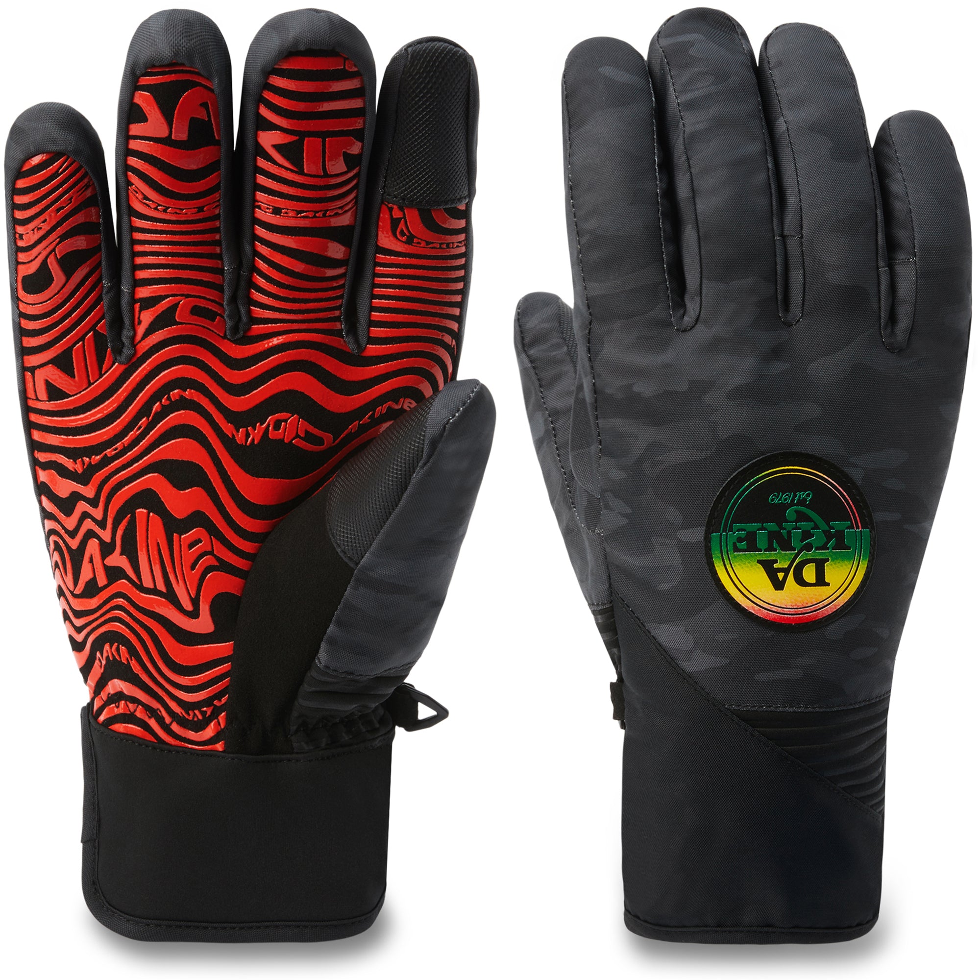 Crossfire Short Glove - Black Vintage Camo